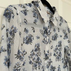 Blousology White Floral Blouse